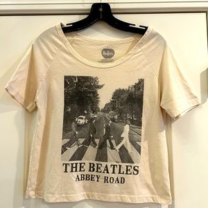 Beatles Cropped T-Shirt - size small
